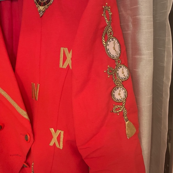 Vintage Red Navy style blazer - Picture 4 of 5